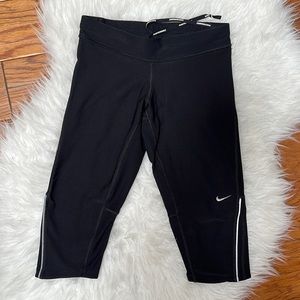 Nike Dry Fit Running Short Leggings Black XS